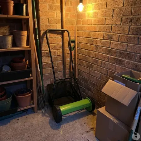 Tondeuse à main hélicoïdale 40cm bac 18L coupe 15-43mm