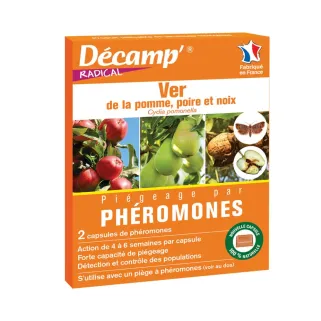 Phéromones contre ver pomme poire noix 2 capsules