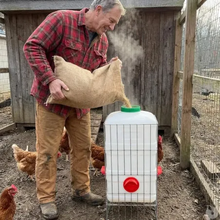 Mangeoire grande capacité 23 kg – robuste, anti-gaspillage