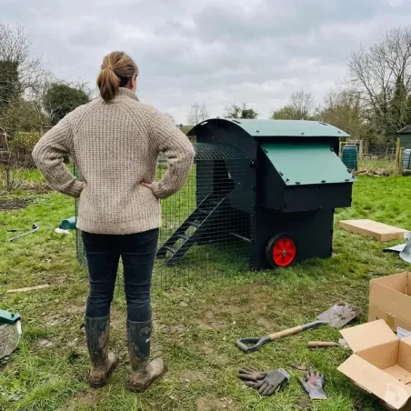 Enclos standard 2m pour poulailler surélevé 8 à 15 poules
