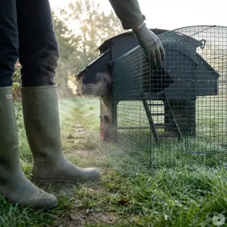 Enclos standard 2m pour poulailler surélevé 8 à 15 poules