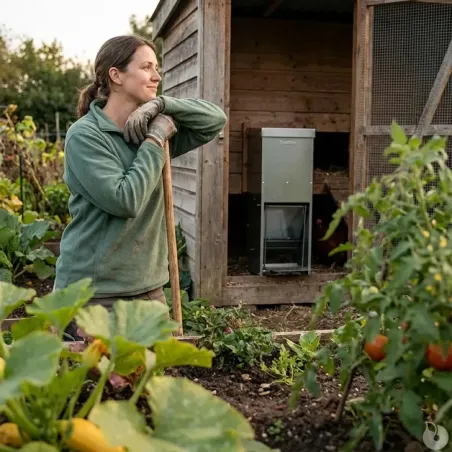 Mangeoire métallique anti nuisibles 23 kg