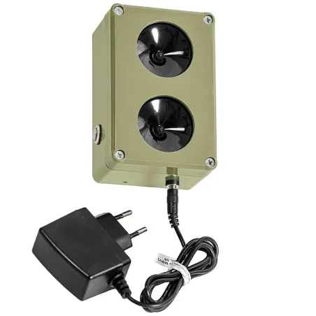 Répulsif électronique CHZ200 sur pied - Ultrasons anti-rongeurs et renards 2000m²