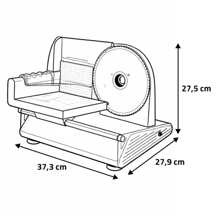 Trancheuse électrique Ø.190 mm semi-pro