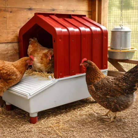 Nid de ponte en plastique NOVITAL - Gris et bordeaux - 37x44x33 cm