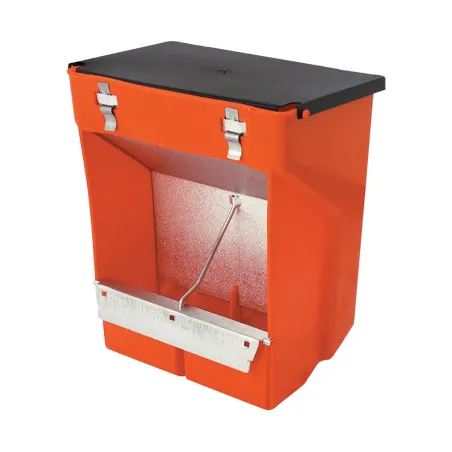 Mangeoire trémie plastique 2 compartiments 2kg - Lapins - NOVITAL