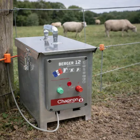 Electrificateur clôture portable Berger 12 Chapron Leménager®