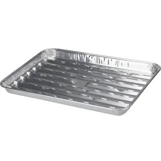 5 barquettes pour grillades bbq 34 x 23x 2,5 cm