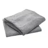 Serviette microfibre motif os 110x60 cm - Grise