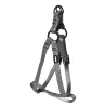 Harnais Réfléchissant Réglable en Nylon Gris - Sécurité Ajustable 50-65 cm