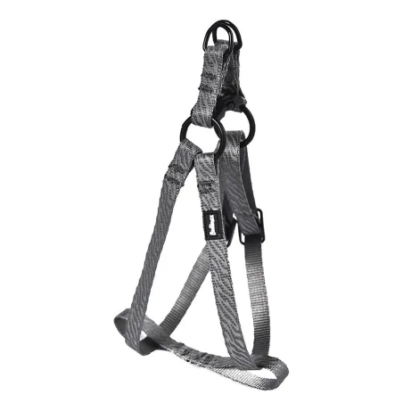 Harnais Réfléchissant Réglable en Nylon Gris - Sécurité Ajustable 50-65 cm