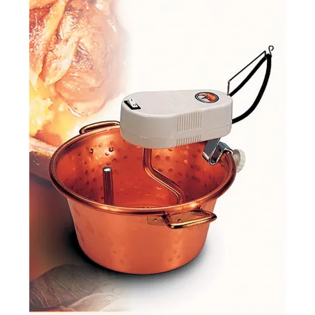 Chaudron électrique en cuivre NOVITAL 4,7 L - 4W - Ø 26 cm - Compatible gaz