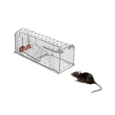 Lot de 2 cages à souris en plastique résistantes avec aération