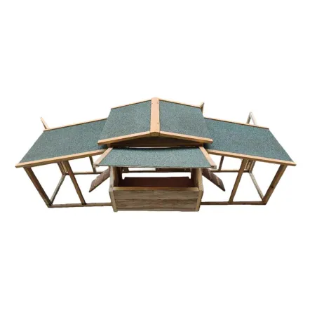 Poulailler Villa Cocotte en Pin Traité - Jusqu'à 4 Poules