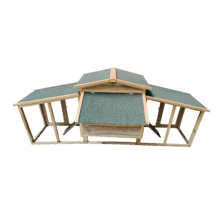Poulailler Villa Cocotte en Pin Traité - Jusqu'à 4 Poules