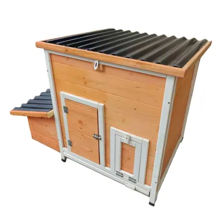 Poulailler Hefa+ en pin traité avec toit plastique - 6 poules