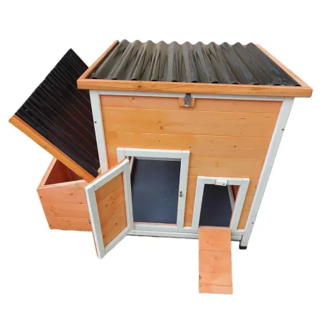 Poulailler Hefa+ en pin traité avec toit plastique - 6 poules