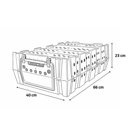 Caisses transport spécial gibier à l'unité