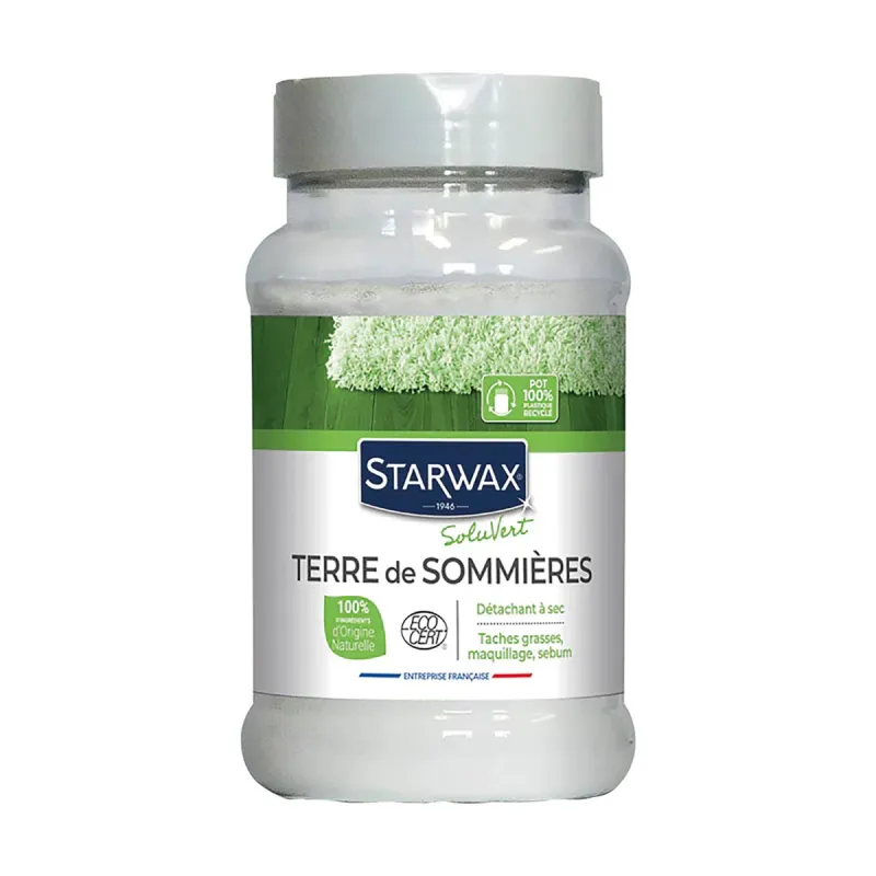 Terre de Sommières Naturelle 200g - Détachant Multi-Supports Éco-Certifié