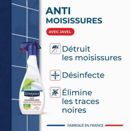 Anti-moisissures Starwax pour joints de salle de bain - 500ml