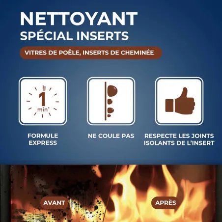Nettoyant Express Insert Poêle et Cheminée - Starwax 500ml