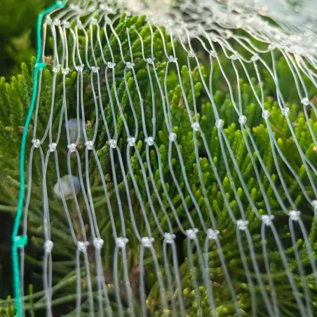 Filet de Protection Anti-Oiseaux 8x10m - Maille 15x15mm en Nylon Résistant