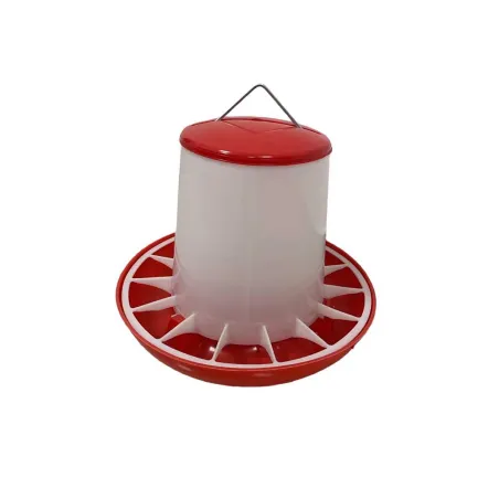 Mangeoire plastique avec poignée 12kg pour volailles et pigeons