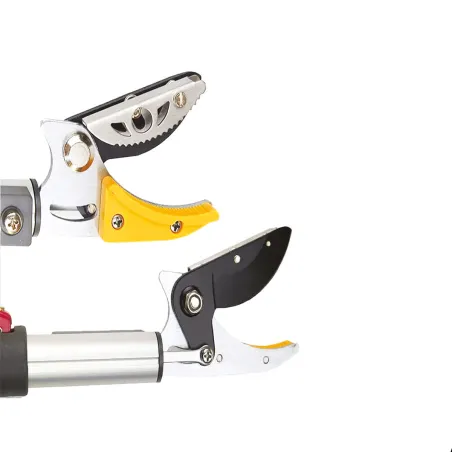 Sécateur téléscopique 2 en 1 - Coupe et scie extensible jusqu'à 4 m