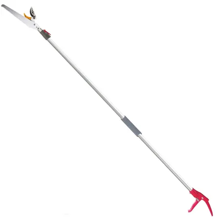 Sécateur téléscopique 2 en 1 - Coupe et scie extensible jusqu'à 4 m