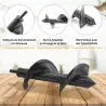 Foret de tarière pour perceuse Ø9 cm - Outil de jardinage