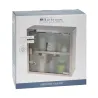 Armoire à pharmacie en acier inoxydable avec porte vitrée - 30x30x12 cm