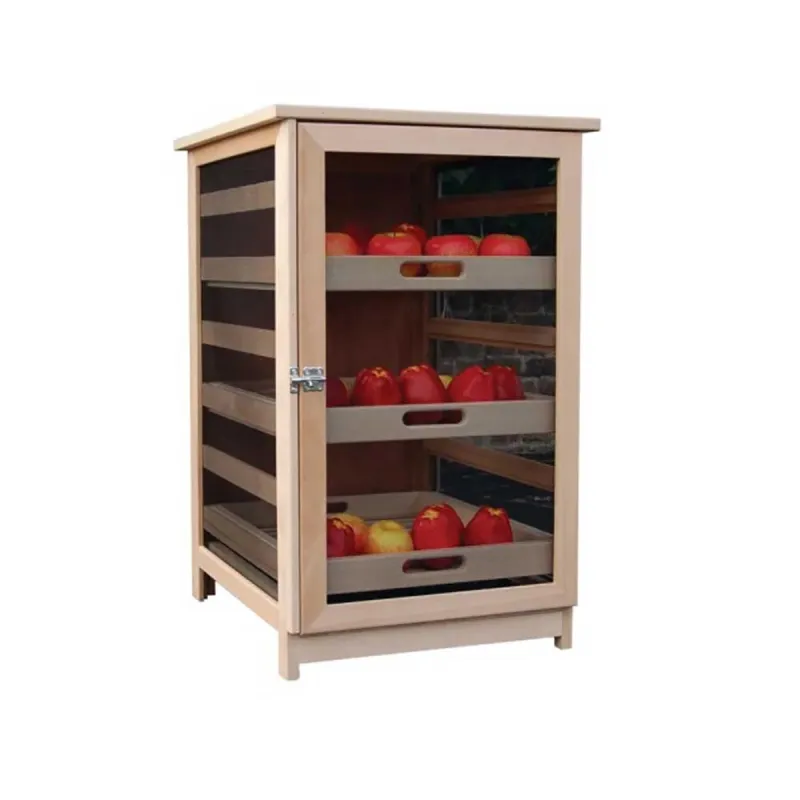 Fruitier & Légumier en Bois 3 Tiroirs - 50x59x81cm