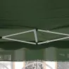 Tonnelle pliante 3x4 m en acier verte avec parois latérales