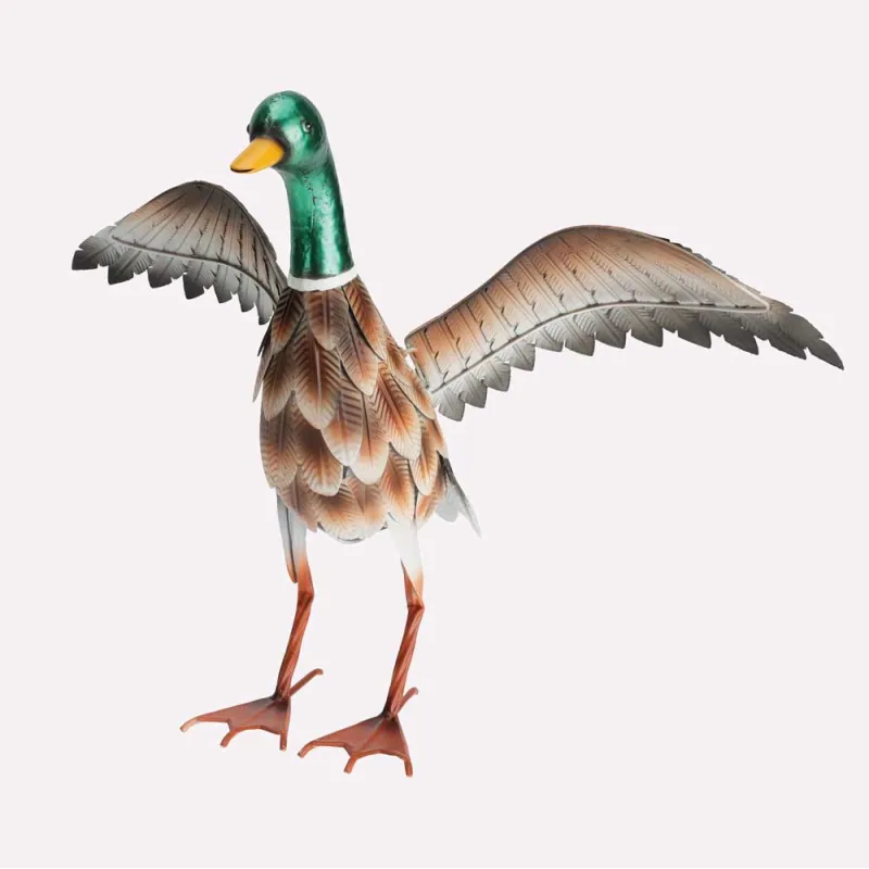 Décoration canard en métal 41×35×40 cm