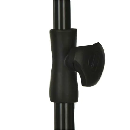 Parasol de jardin inclinable Ø 2 m taupe - Toile polyester 180 g/m² - Protection UPF 30+