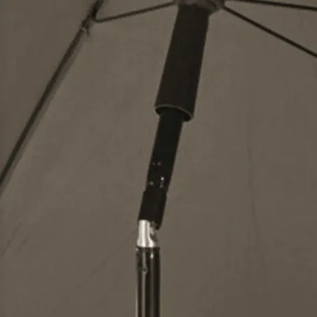 Parasol de jardin inclinable Ø 2 m taupe - Toile polyester 180 g/m² - Protection UPF 30+