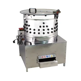 Plumeuse volaille Cylindra 144 doigts – Acier inoxydable – 0,75kW