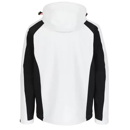 Veste Softshell Trystan Blanc/Noir Herock M à 3XL – Coupe-vent & déperlante