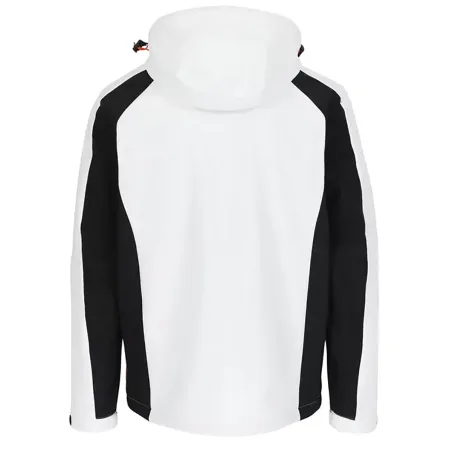Veste Softshell Trystan Blanc/Noir Herock M à 3XL – Coupe-vent & déperlante