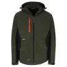 Veste Softshell Trystan Kaki/Noir Herock M à 3XL – Déperlante & robuste