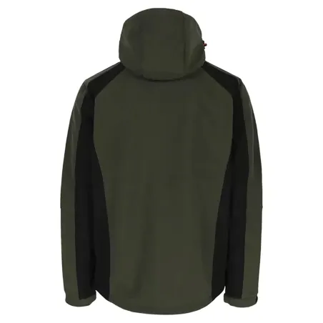 Veste Softshell Trystan Kaki/Noir Herock M à 3XL – Déperlante & robuste