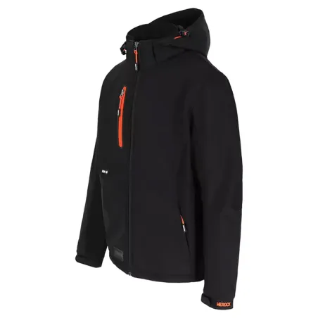 Veste Softshell Trystan Kaki/Noir Herock M à 3XL – Respirante & déperlante