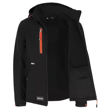 Veste Softshell Trystan Kaki/Noir Herock M à 3XL – Respirante & déperlante