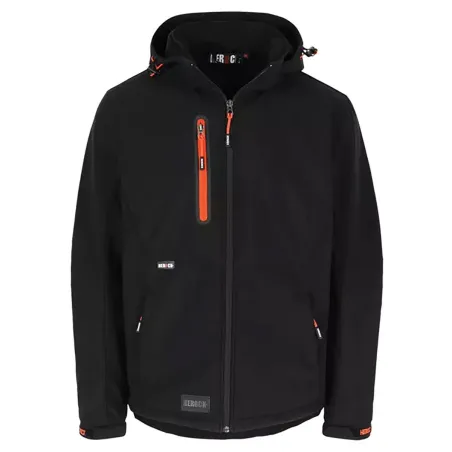 Veste Softshell Trystan Kaki/Noir Herock M à 3XL – Respirante & déperlante