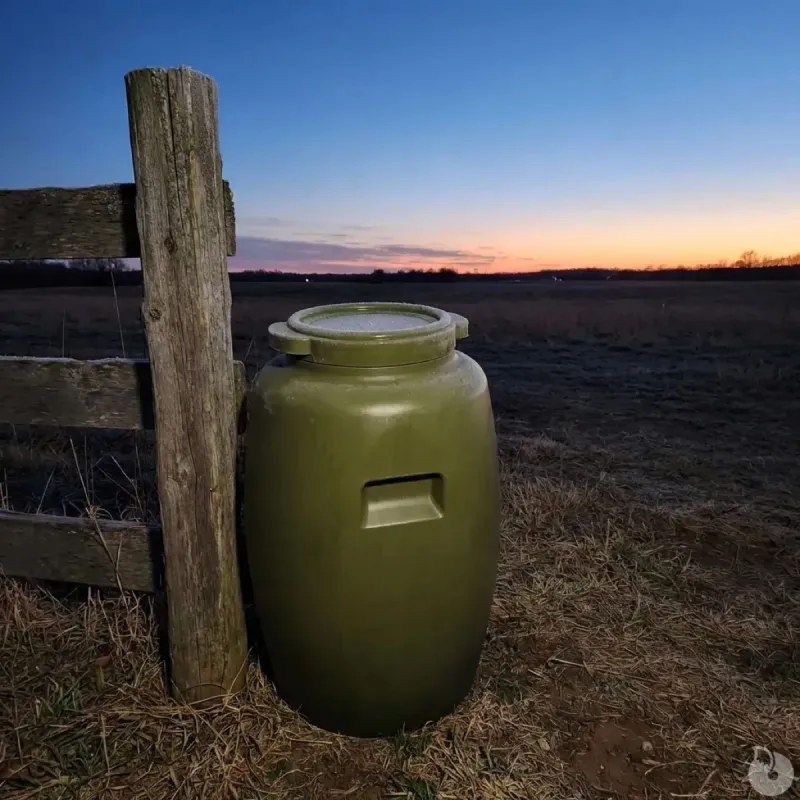 Bidon agrainage ou réserve d'eau 60 litres
