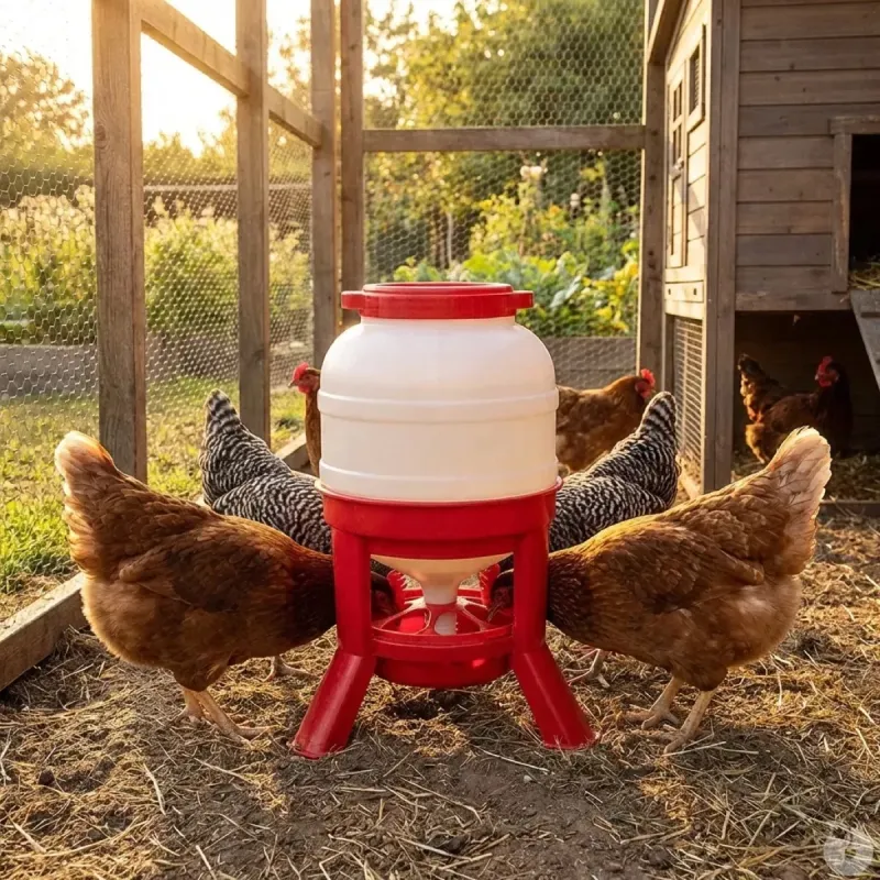 Mangeoire anti-gaspillage sur pieds 23 kg Gaun – Grande capacité