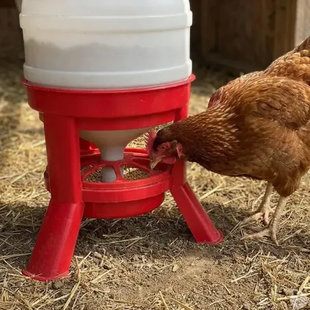 Mangeoire anti-gaspillage sur pieds 23 kg Gaun – Grande capacité