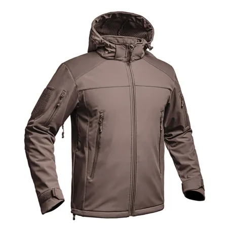 Veste Softshell Fighter A10® Homme Marron - Imperméable & Respirante
