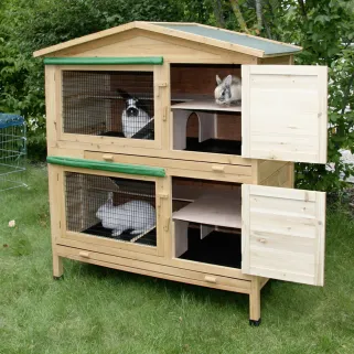 Abri pour rongeurs APPARTEMENT 2 zones 118 X 61 X 130 cm