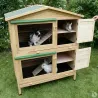Abri pour rongeurs APPARTEMENT 2 zones 118 X 61 X 130 cm
